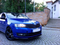 Skoda Rapid 2013-2019 Frontläpp / Frontsplitter V.1 Maxton Design